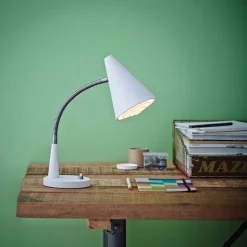 Duet bordslampa vit