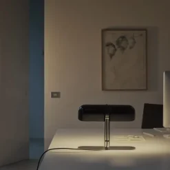 Duo bordslampa opaque black