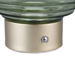 Earl portabel bordslampa mässing/grön