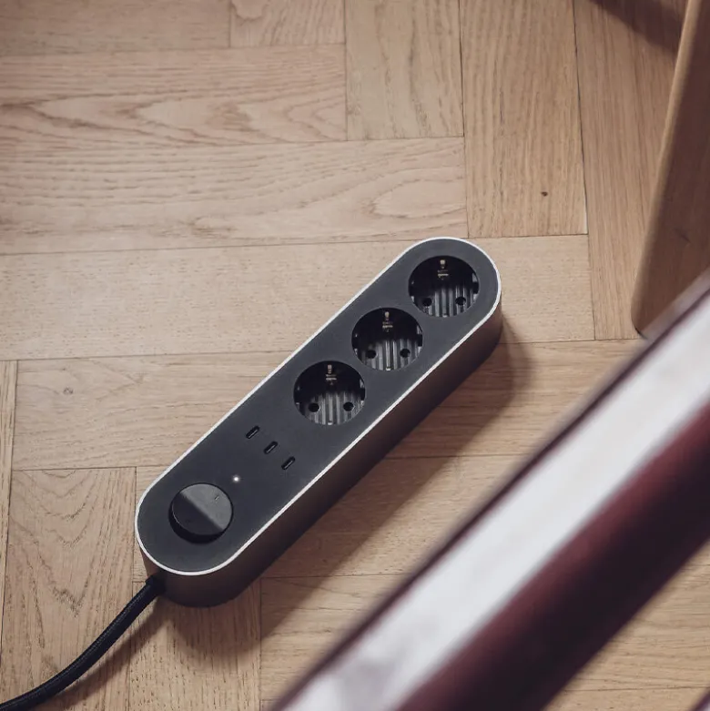 Edgar Power Bar satin aluminium