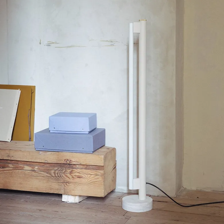 Eiffel 1000 single golvlampa cream