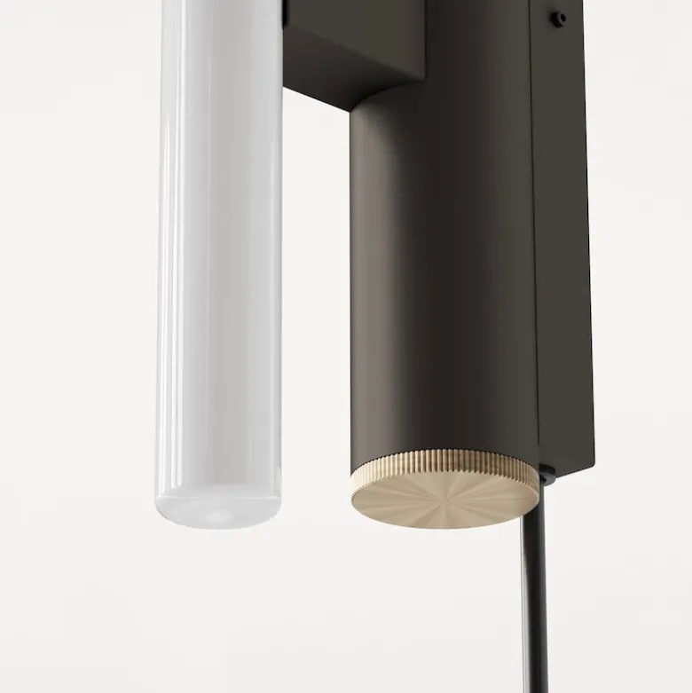 Eiffel 300 single vägglampa gun metal