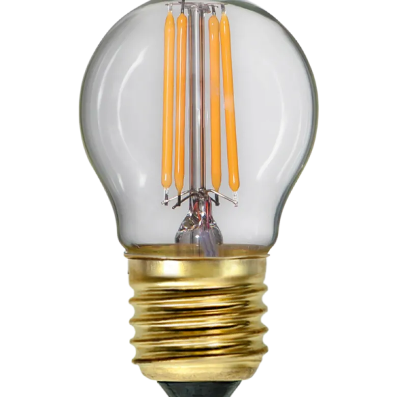 E27 Klot klar 4W 450lm 2100K Soft Glow
