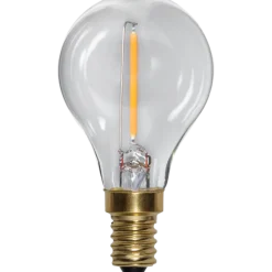 E14 Klot klar 0.8W 70lm 2100K Soft Glow