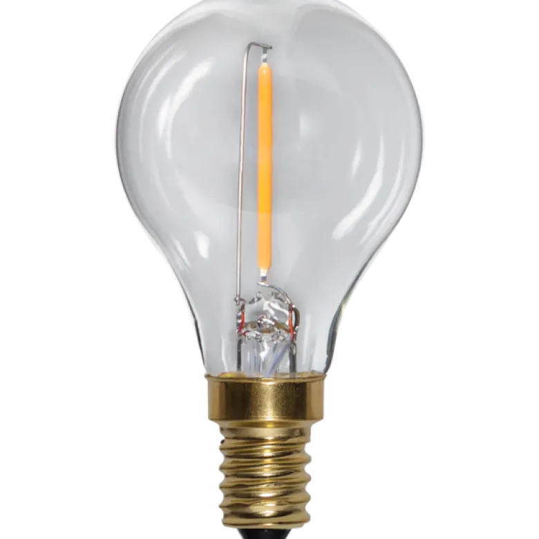E14 Klot klar 0.8W 70lm 2100K Soft Glow