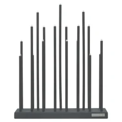 Elflugan Grande ljusstake antracitgrå