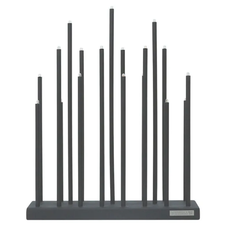 Elflugan Grande ljusstake antracitgrå