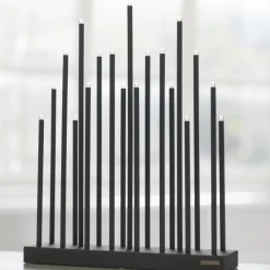 Elflugan Grande ljusstake antracitgrå
