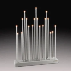 Elflugan Grande ljusstake ljusgrå