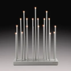 Elflugan Grande ljusstake ljusgrå