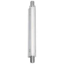 Elle vägglampa IP44 borstad aluminium