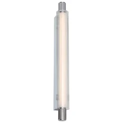 Elle vägglampa IP44 borstad aluminium