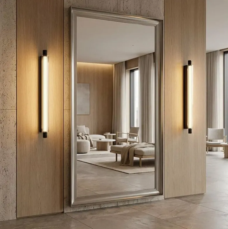 Elle vägglampa IP44 svart