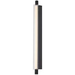 Elle vägglampa IP44 svart
