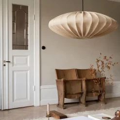 Ellipse Ø65 Lampskärm linne Sand