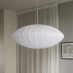 Ellipse Ø80 lampskärm linne white