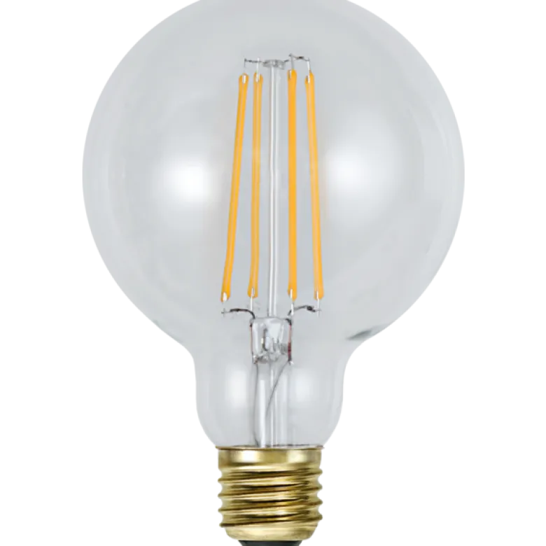 E27 95mm klar 3.6W 320lm 2100K Soft Glow