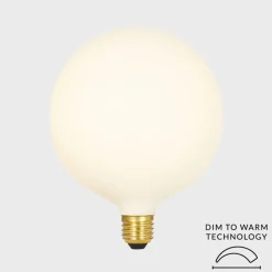 E27 150mm Matt opal 8W 680lm Dim To Warm