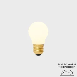 E27 50mm Matt opal 3.8W 220lm Dim To Warm