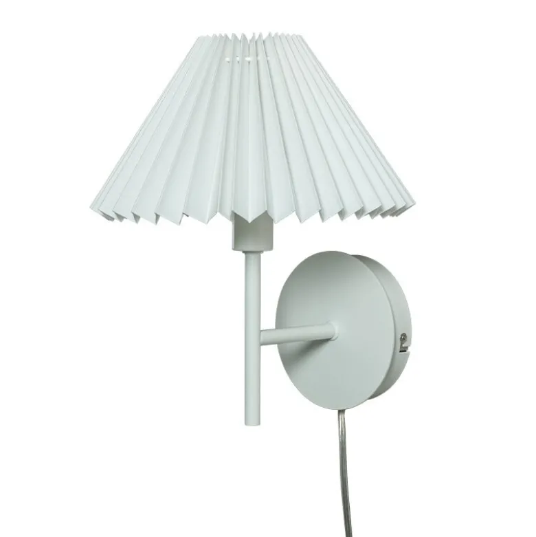 Ester vägglampa vit