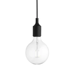 E27 Taklampa Black