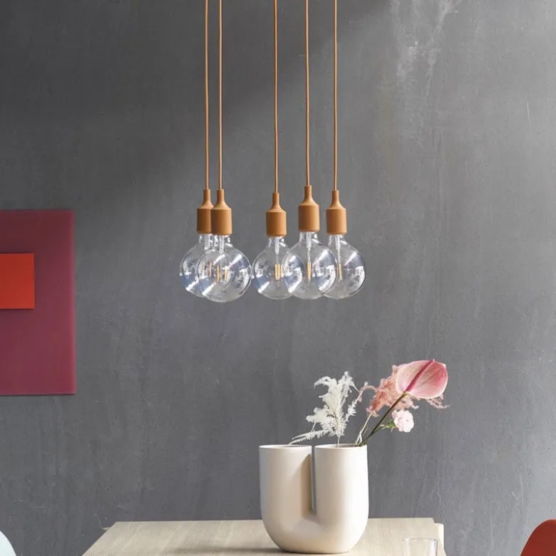 E27 Taklampa orange