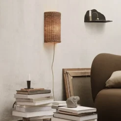 Fabric sladdställ till vägglampa sand