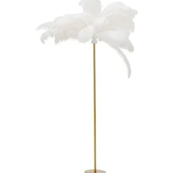 Feather Palm golvlampa vit
