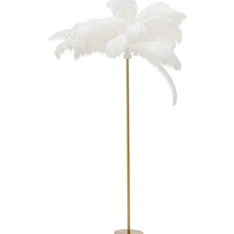 Feather Palm golvlampa vit