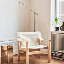 Fifty-fifty golvlampa ash grey