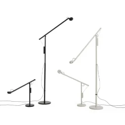 Fifty-fifty golvlampa soft black
