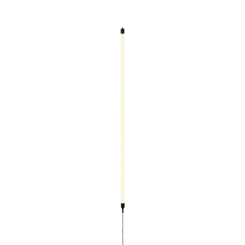 Fine 120 cm vägg-/taklampa svart