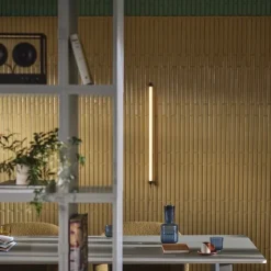 Fine 90 cm vägg-/taklampa svart