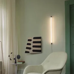 Fine 60 cm vägg-/taklampa svart