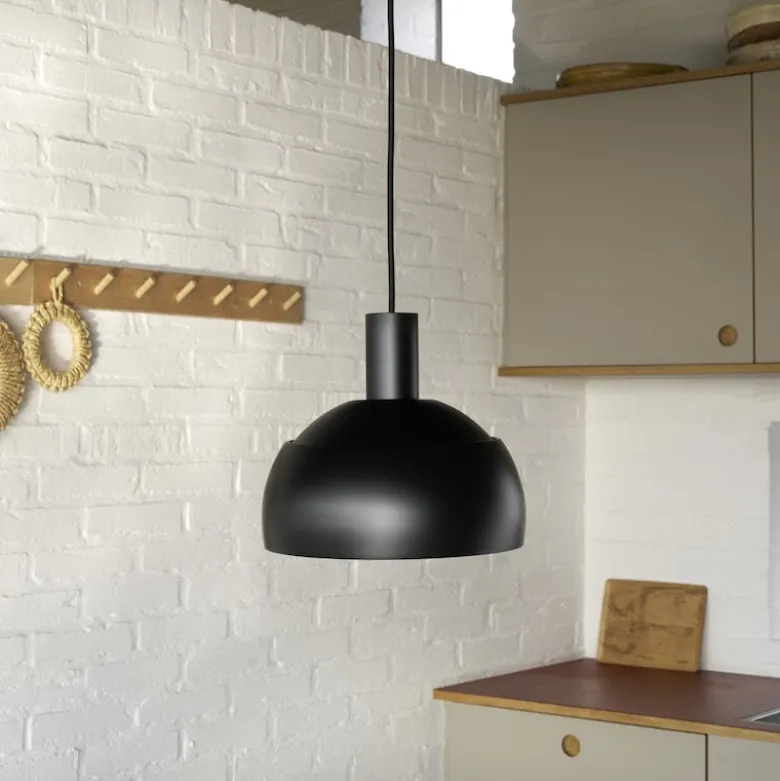 FJ Elements 250 taklampa black