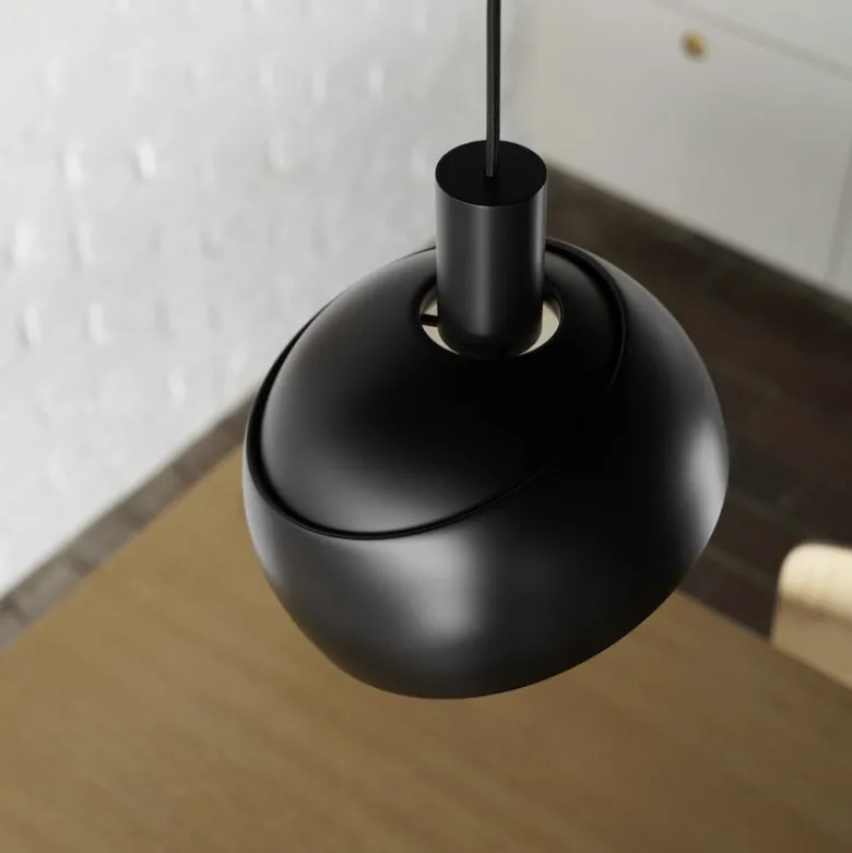 FJ Elements 250 taklampa black