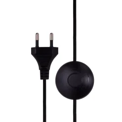 Florian 30 Golvlampa Vit bouclé/svart