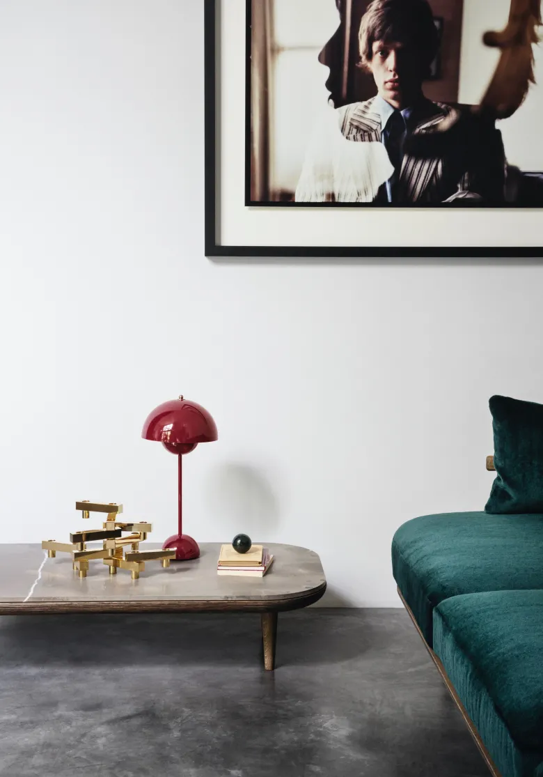 FlowerPot VP3 Bordslampa greybeige