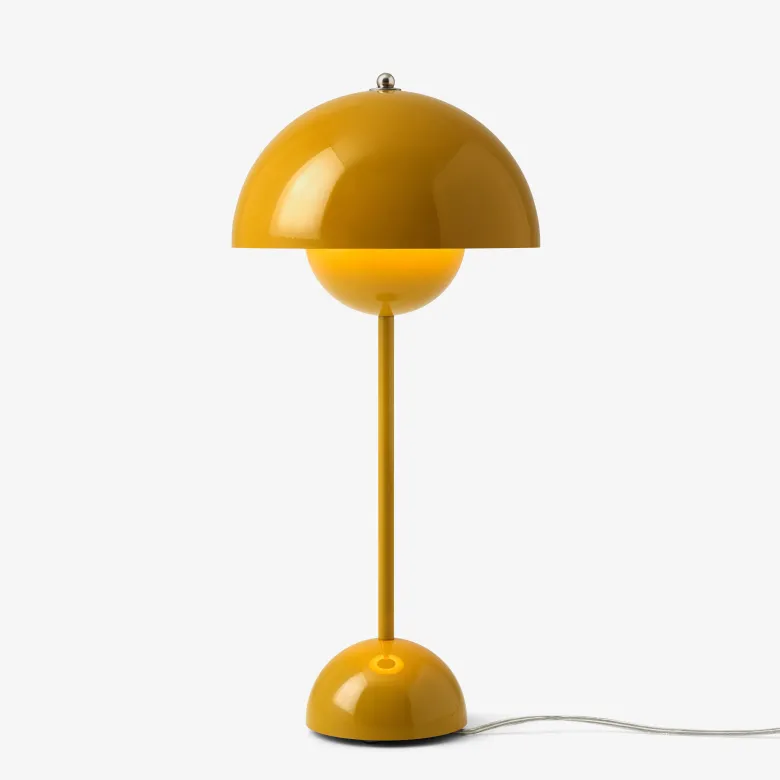 Flowerpot VP3 bordslampa mustard