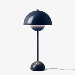 Flowerpot VP3 Bordslampa Steel Blue