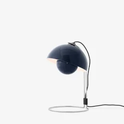 Flowerpot VP4 Bordslampa Steel Blue