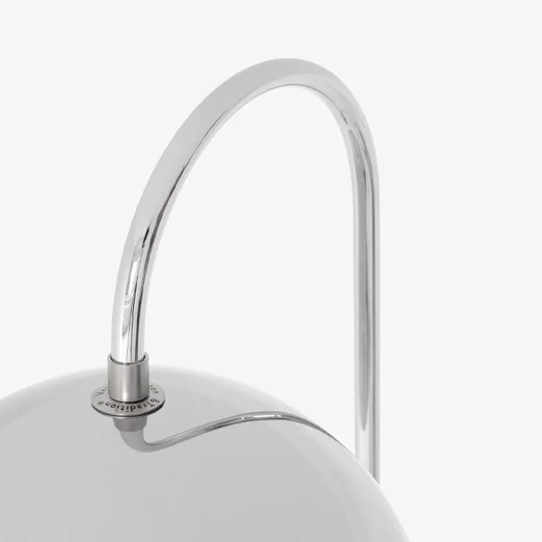 Flowerpot VP12 golvlampa chrome-plated