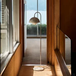 Flowerpot VP12 golvlampa greybeige