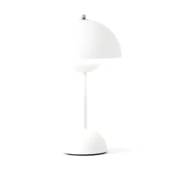 Flowerpot VP9 portabel bordslampa Matt White
