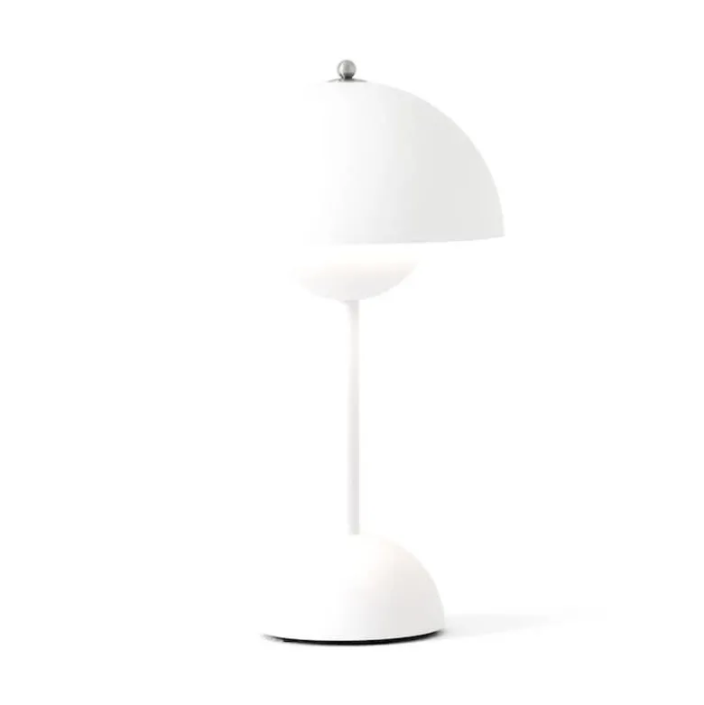 Flowerpot VP9 portabel bordslampa Matt White