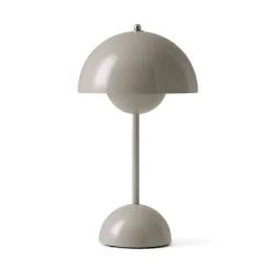 Flowerpot VP9 portabel bordslampa Grey Beige