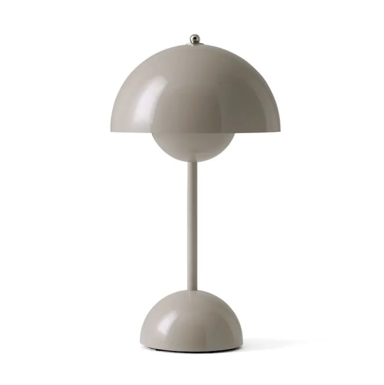 Flowerpot VP9 portabel bordslampa Grey Beige