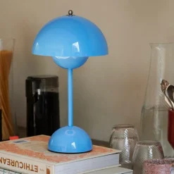 Flowerpot VP9 portabel bordslampa Swim blue