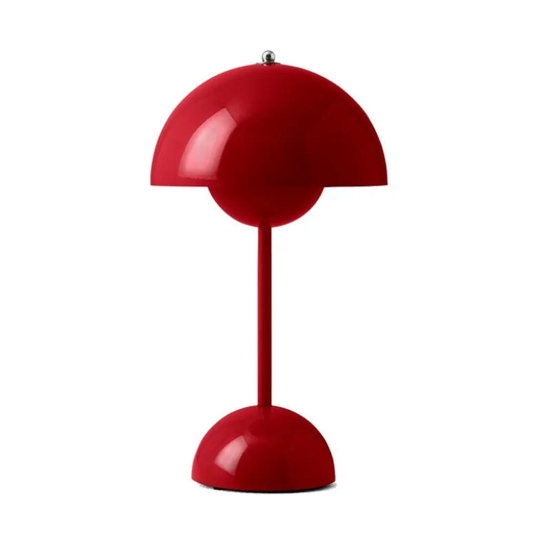 Flowerpot VP9 portabel bordslampa Vermilion Red