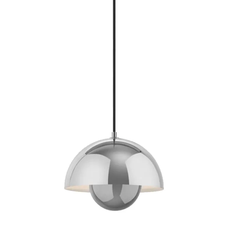 Flowerpot VP1 taklampa Chrome-Plated